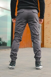 Фото - Штани Intruder Fast Traveller сірі з резинками внизу - Men box