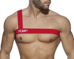 Фото - Еластична портупея від бренду Pump червоного кольору - Men box