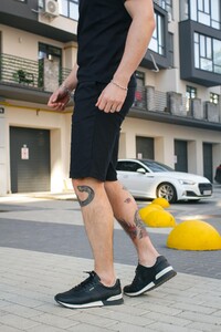 Фото - Черные льняные шорты "Flax" от Intruder - Men box