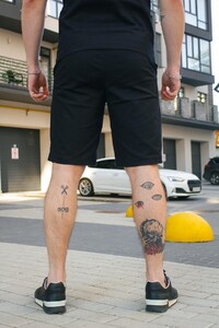 Фото - Черные льняные шорты "Flax" от Intruder - Men box