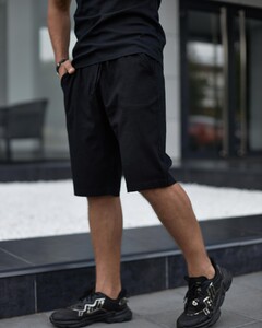 Фото - Черные льняные шорты "Flax" от Intruder - Men box