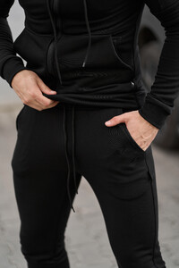 Фото - Базовые спортивные штаны Intruder Cosmo черного цвета - Men box