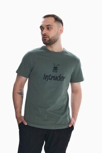 Фото - Бавовняна футболка Intruder Bunny кольору хакі - Men box