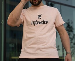 Фото - Футболка на каждый день от Intruder Bunny бежевая - Men box