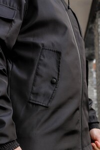 Фото - Універсальна куртка від Intruder Easy чорного кольору - Men box