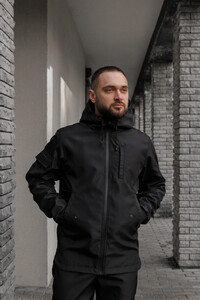 Фото - Універсальна куртка від Intruder Easy чорного кольору - Men box