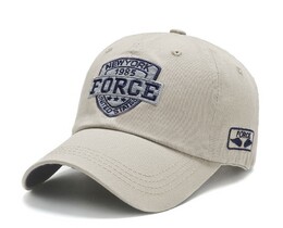 Фото - Военная бейсболка Narason серая с логотипом U.S Force - Men box