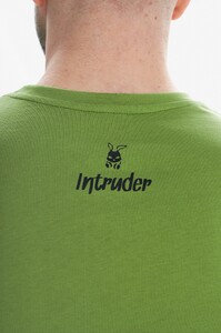 Фото - Чоловіча оливкова футболка Intruder з чорним лого Bunny - Men box