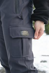 Фото - Штаны утепленные Intruder Flash Softshell серого цвета - Men box