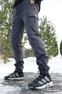 Фото - Штаны утепленные Intruder Flash Softshell серого цвета - Men box