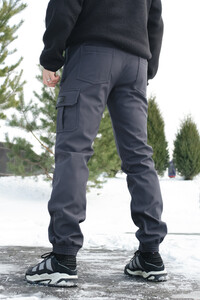 Фото - Штаны утепленные Intruder Flash Softshell серого цвета - Men box