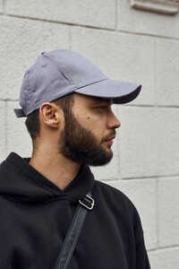 Фото - Бавовняна бейсболка від Intruder MyCap сірого кольору - Men box