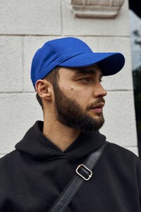 Фото - Однотонна бейсболка Intruder MyCap у синьому кольорі - Men box