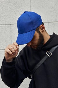 Фото - Однотонна бейсболка Intruder MyCap у синьому кольорі - Men box