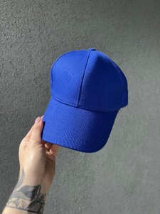 Фото - Однотонна бейсболка Intruder MyCap у синьому кольорі - Men box