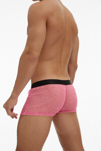 Фото - Чоловічі боксери Ciokicx прозорі рожеві з люрексом - Men box