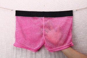 Фото - Чоловічі боксери Ciokicx прозорі рожеві з люрексом - Men box