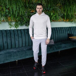 Фото - Спортивное худи Pobedov 97 цвета бежевый меланж - Men box