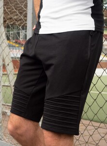 Фото - Однотонні чорні шорти прямого крою Pobedov Frame - Men box