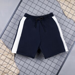 Фото - Хлопковые темно-синие мужские шорты Pobedov Lapsha - Men box