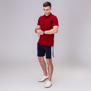 Фото - Хлопковые темно-синие мужские шорты Pobedov Lapsha - Men box