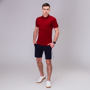 Фото - Хлопковые темно-синие мужские шорты Pobedov Lapsha - Men box