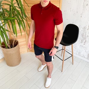 Фото - Хлопковые темно-синие мужские шорты Pobedov Lapsha - Men box