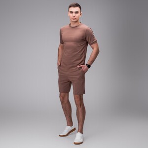 Фото - Літні шорти кольору капучіно Pobedov Nebo - Men box