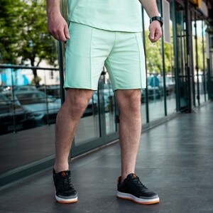 Фото - Шорти для чоловіків ментолового кольору Pobedov Nebo - Men box