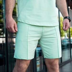 Фото - Шорти для чоловіків ментолового кольору Pobedov Nebo - Men box