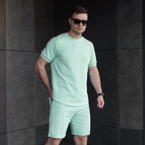 Фото - Шорти для чоловіків ментолового кольору Pobedov Nebo - Men box