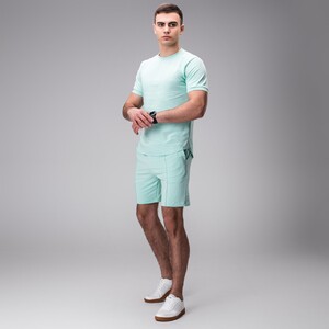 Фото - Шорти для чоловіків ментолового кольору Pobedov Nebo - Men box