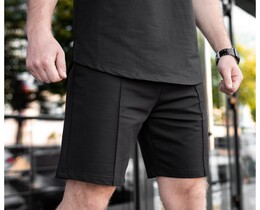 Фото - Базові шорти чорного кольору Pobedov Nebo - Men box