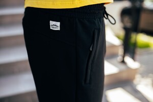 Фото - Літні чорні шорти з білою вставкою Pobedov Zorro - Men box