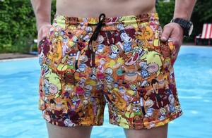 Фото - Шорти Pobedov Pool day Multiki з мультяшним принтом - Men box