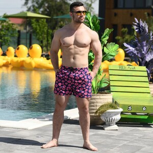 Фото - Темно-сині шорти плавальні чоловічі Pobedov Pool day - Men box