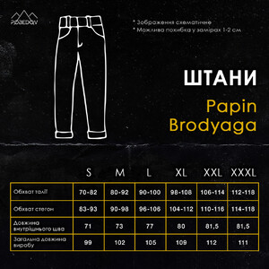 Фото - Штаны-джоггеры Pobedov Papin Brodyaga цвета хаки - Men box