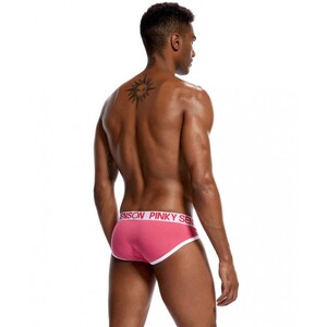 Фото - Мужские трусы брифы Pinky Senson. Цвет: розовый - Men box