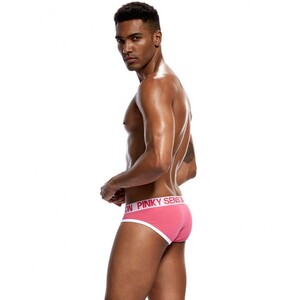 Фото - Мужские трусы брифы Pinky Senson. Цвет: розовый - Men box