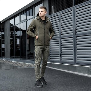 Фото - Чоловіча куртка Pobedov Motive у кольорі хакі - Men box