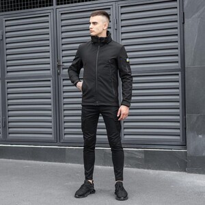 Фото - Універсальна чоловіча куртка Pobedov Motive чорного кольору - Men box
