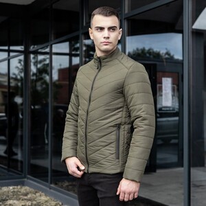 Фото - Стьобана куртка Pobedov Vpevnenist. Колір: темний хакі - Men box