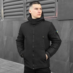 Фото - Универсальная черная куртка Pobedov Winter Jacket Motive - Men box