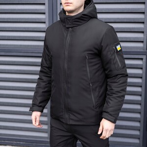 Фото - Универсальная черная куртка Pobedov Winter Jacket Motive - Men box