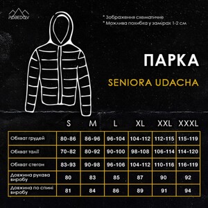 Фото - Чоловіча чорно-сіра парка Pobedov seniora udacha - Men box