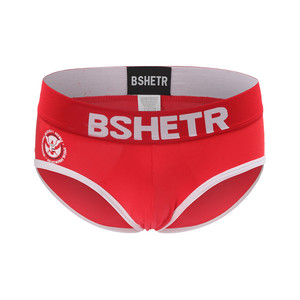 Фото - Чоловічі бріфи Bshetr з написом Special Security червоні - Men box