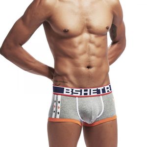 Фото - Боксери для чоловіків облягаючі Bshetr сірого кольору - Men box