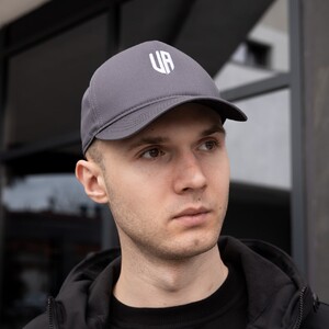 Фото - Молодежная кепка Pobedov с белой вышивкой UA - Men box