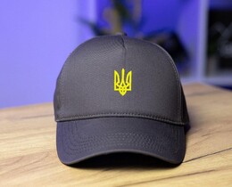 Фото - Бейсболка от Pobedov с желтым вышитым гербом - Men box