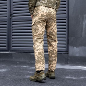 Фото - Тактические штаны-карго Pobedov Tactical Rip-Stop пиксельные - Men box